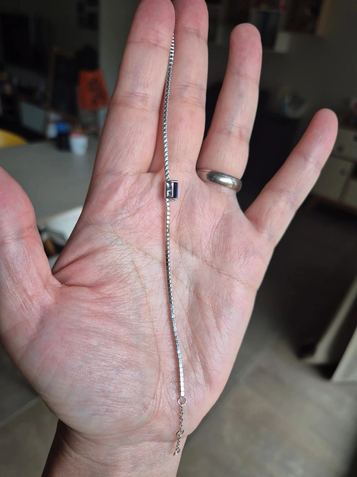 #Bracelet de plata S925 con zafiro cultivado en laboratorio – photo 2
